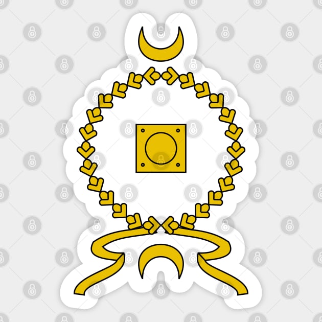 Imperial Roman Shield. Scutum (gold) Sticker by PabloDeChenez